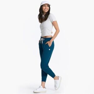 Vuori Performance Jogger in Cosmic Heather Teal Size Medium